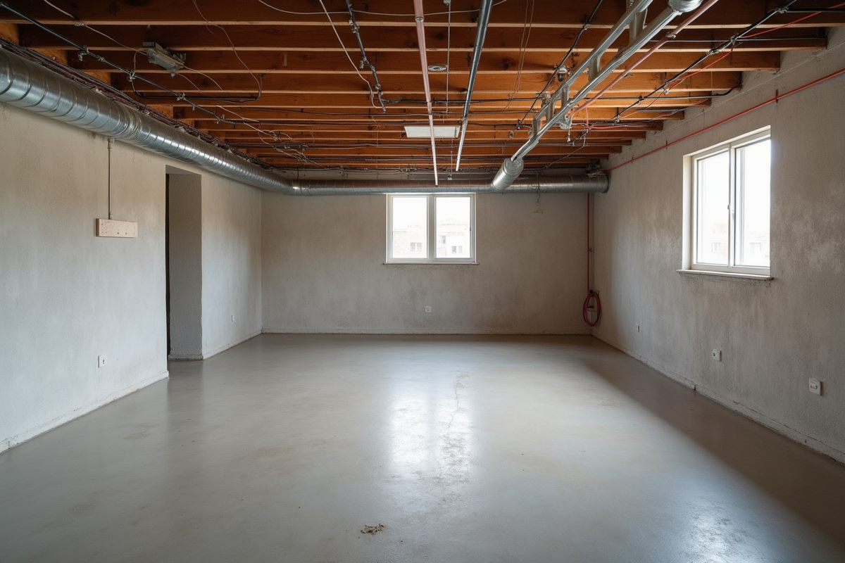 plafond sous-sol
